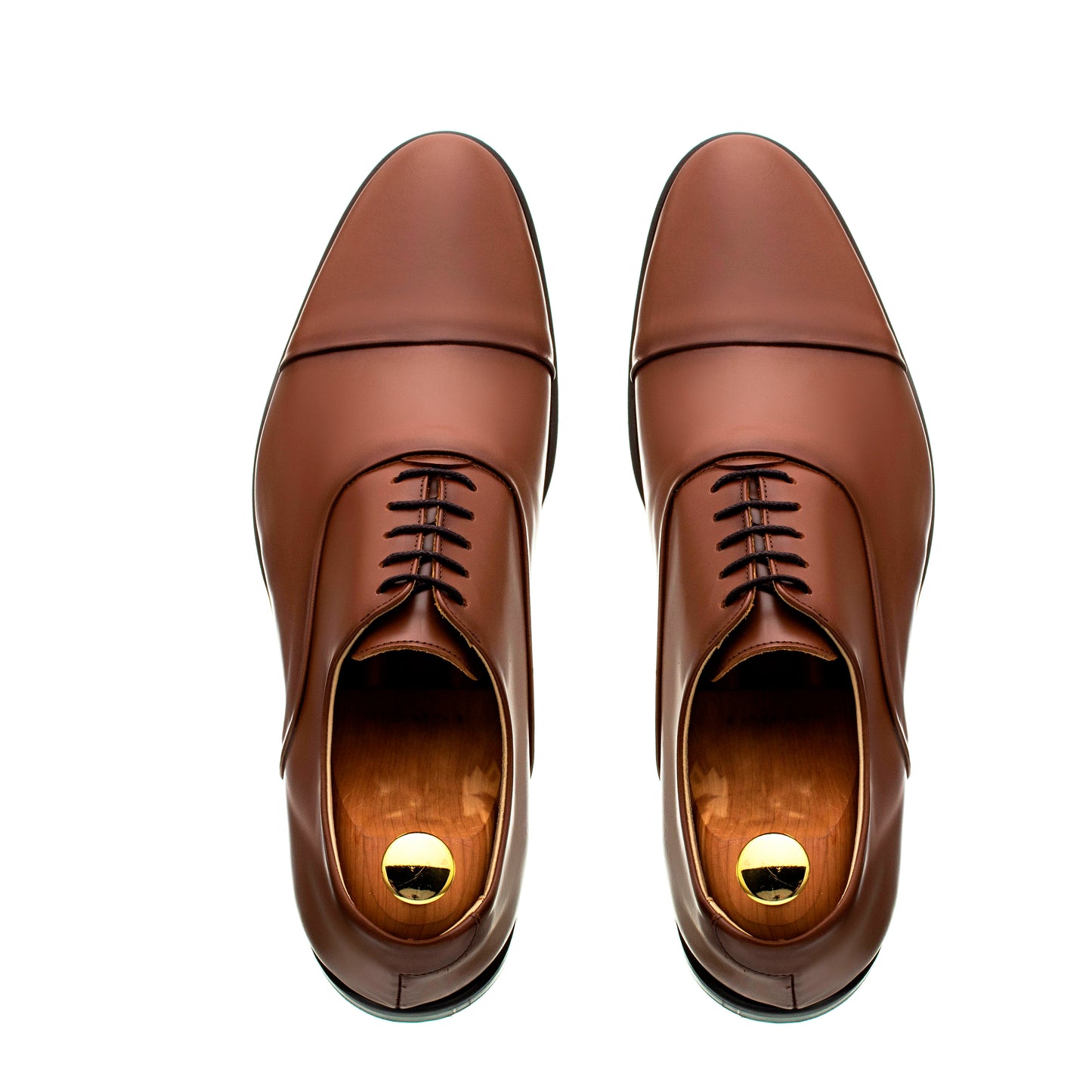 Oxford Cap Toe Cordoba Marrón Whisky