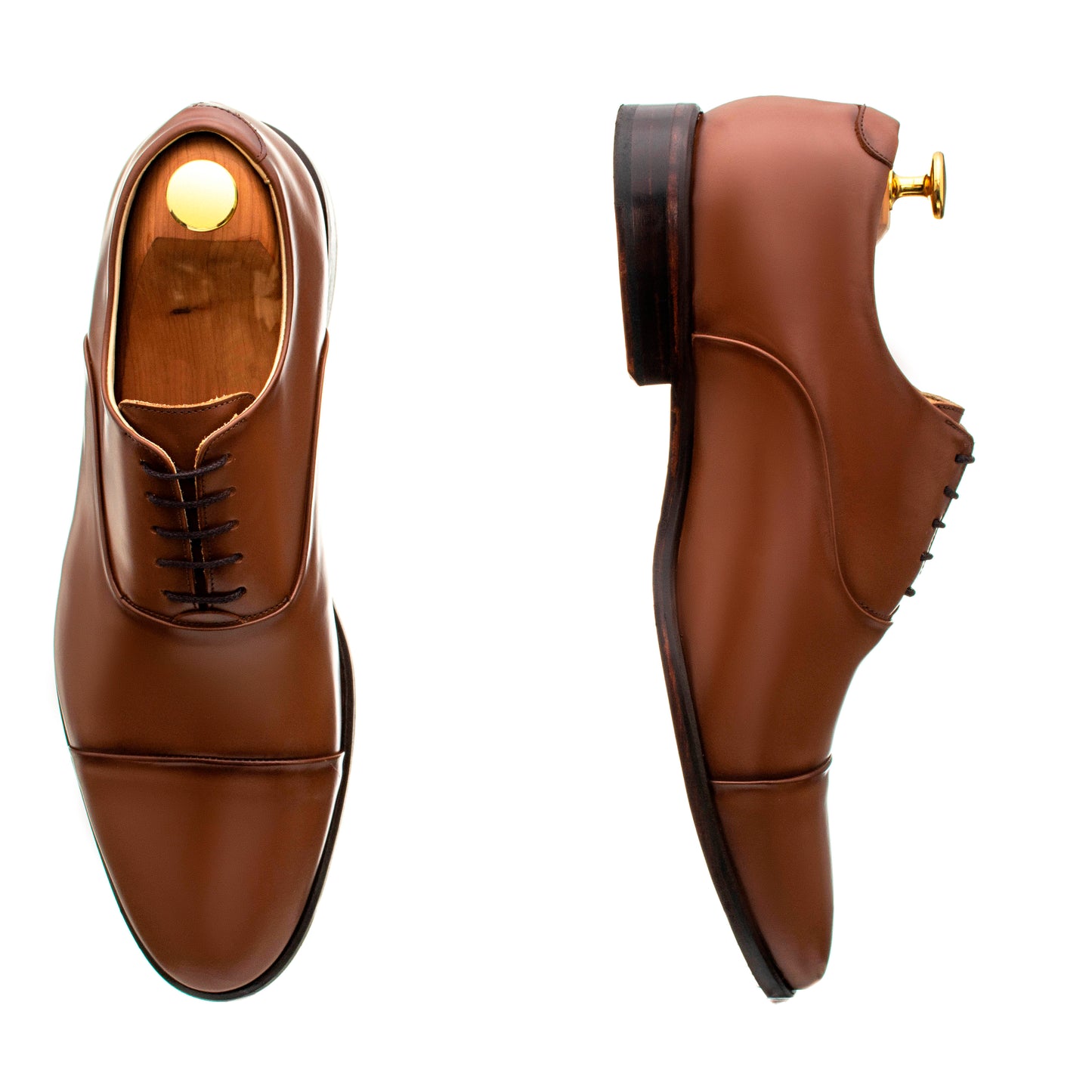 Oxford Cap Toe Cordoba Whiskey Brown