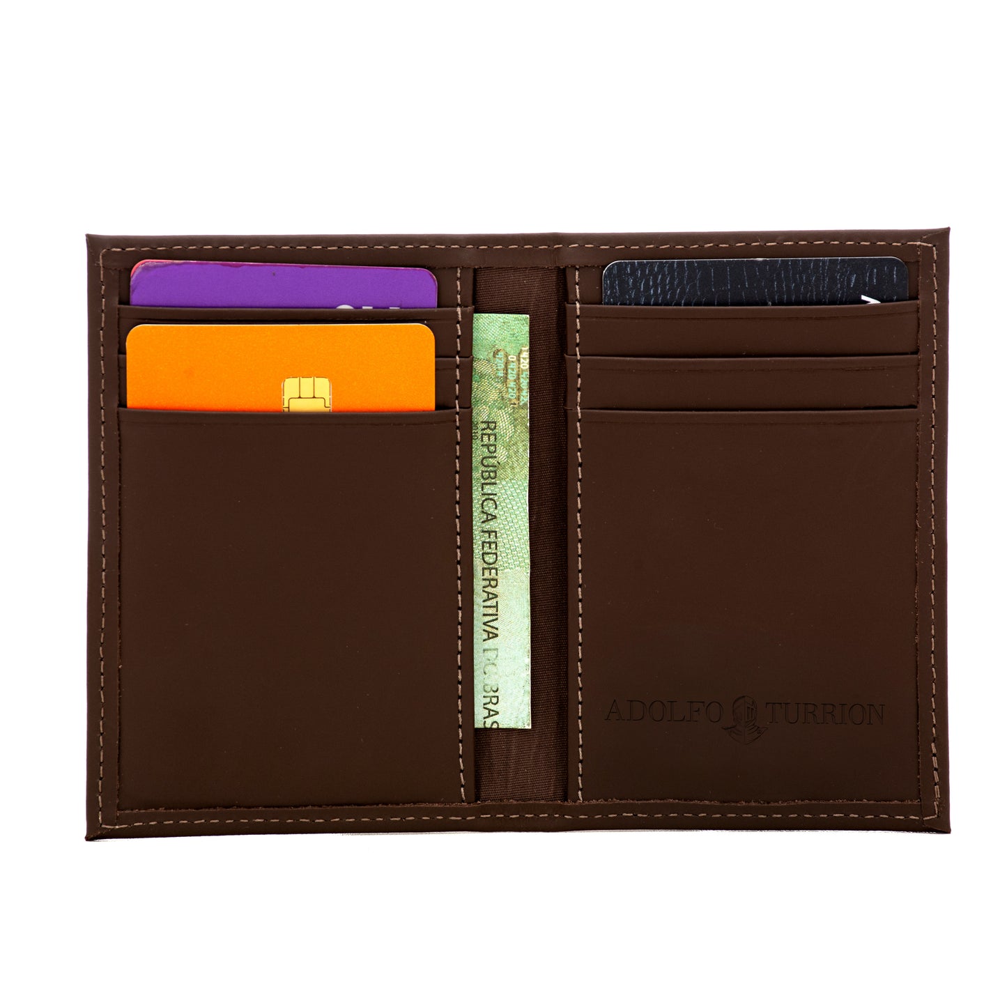 Leather Wallet - Cardholder Palma Brown